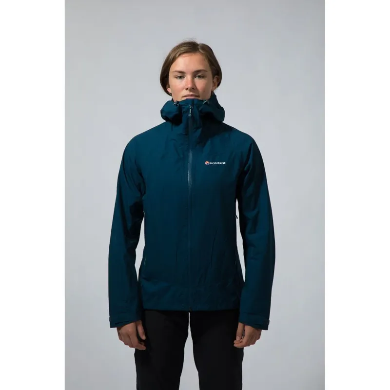 Montane Pac Plus Womens Jacket in Narwhal Blue-8