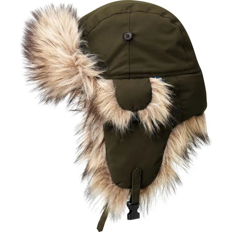 Fjallraven Nordic Heater Hat in Dark Olive