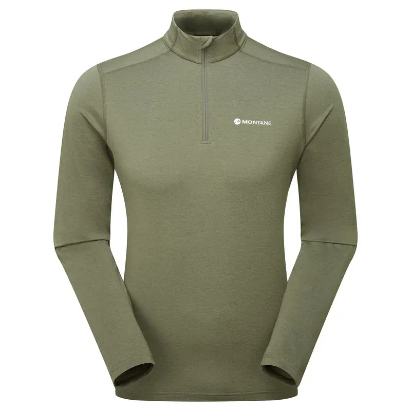 Montane Dart XT Zip Neck Baselayer in Caper