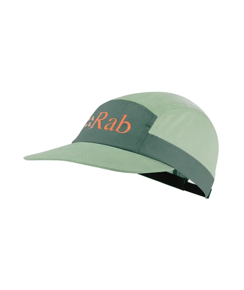 Rab Momentum 5 Panel Cap in Fig Green/Sage