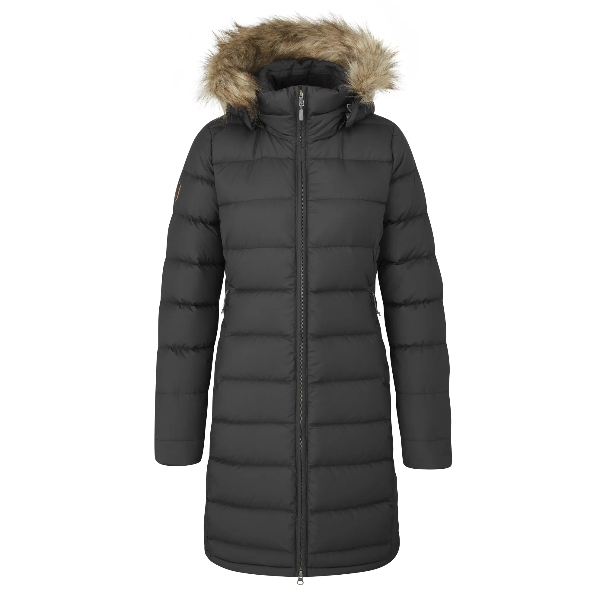 Rab Deep Cover Women's Parka in Black Down Jacket