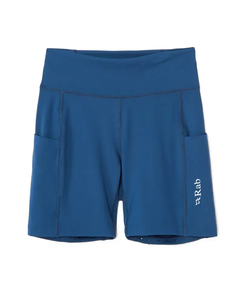 Rab Womens' Talus Tights Shorts in Tempest Blue