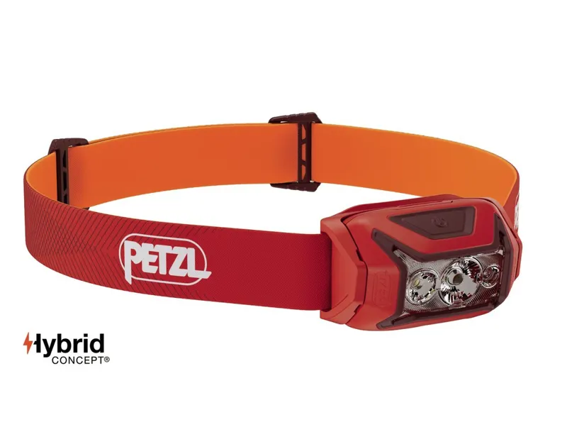 Petzl ACTIK Headlamp in Red