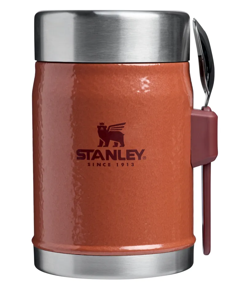 Stanley Legendary Food Jar and Spork 0.4L Hammertone Clay
