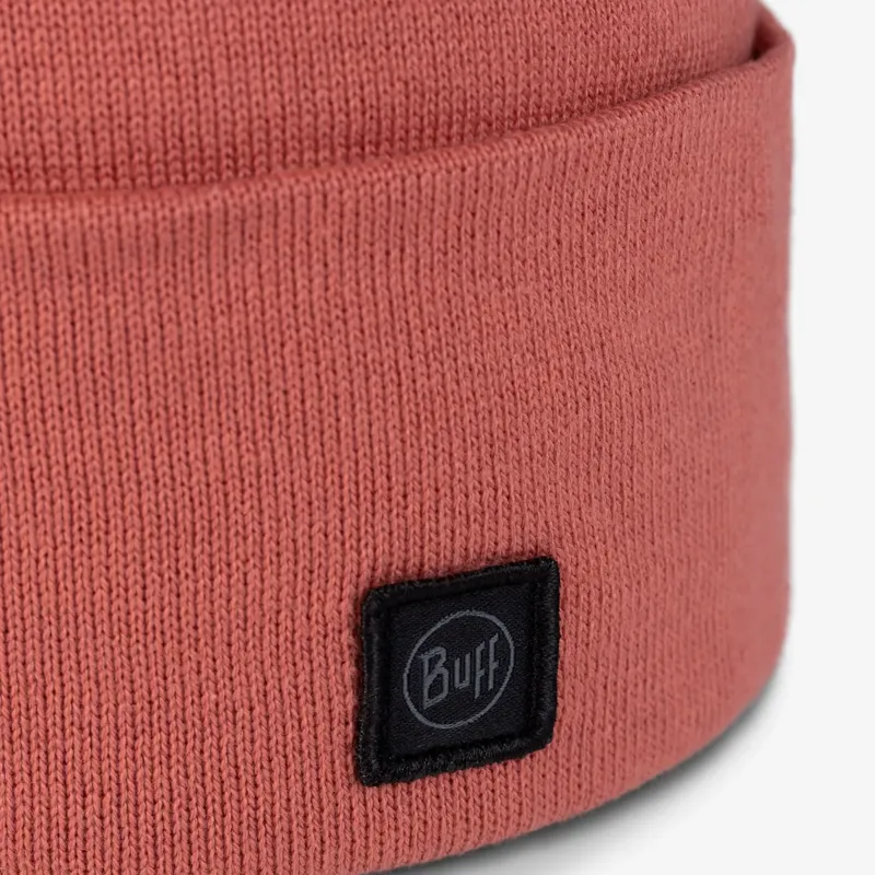 Buff Niels Evo Knitted Beanie in Crimson-1