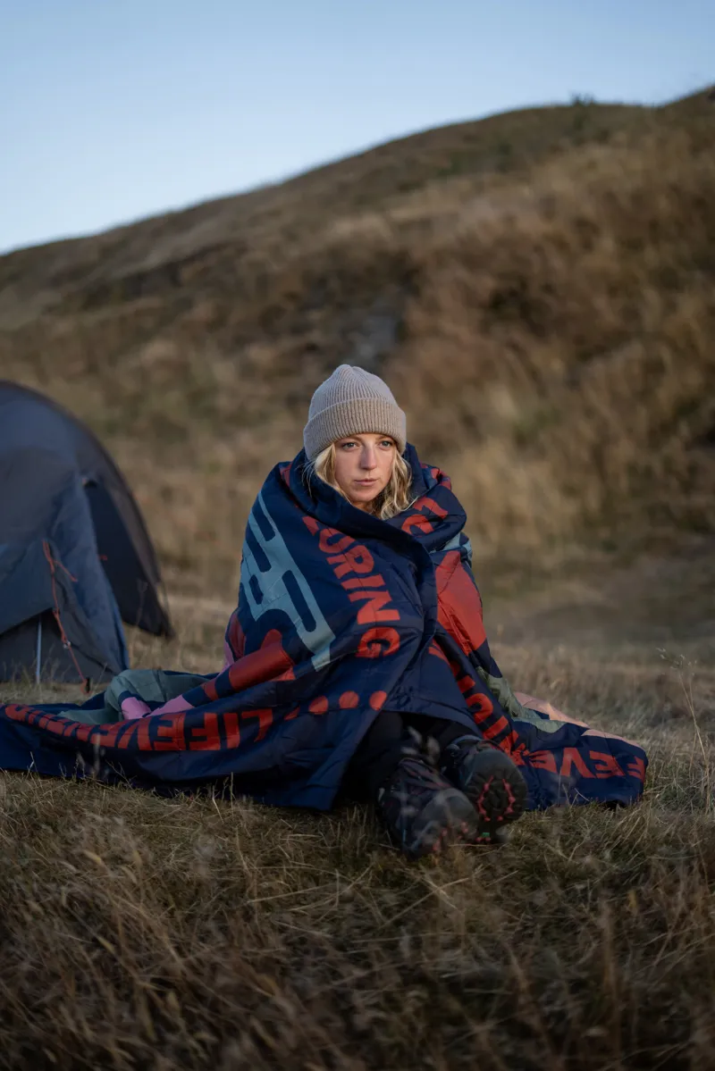 Lifeventure Sundown Berber Lined Blanket Mountain-5