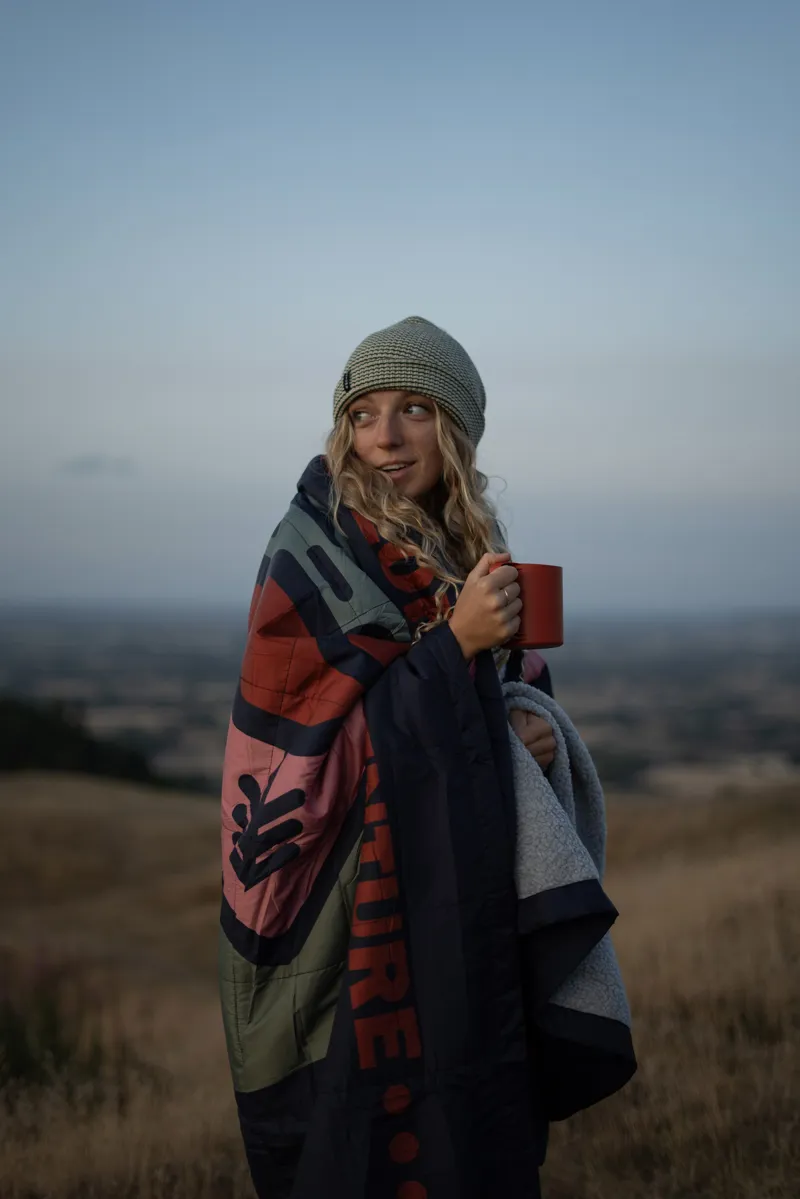 Lifeventure Sundown Berber Lined Blanket Mountain-7