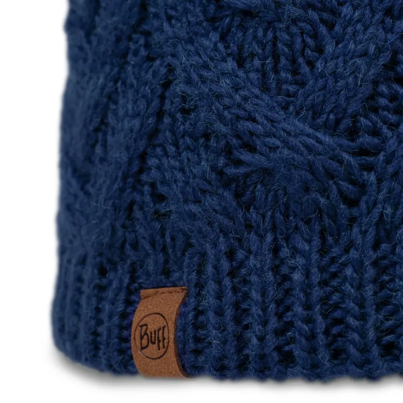 Buff Knit and Fleece Beanie Caryn Mid in Midnight-1