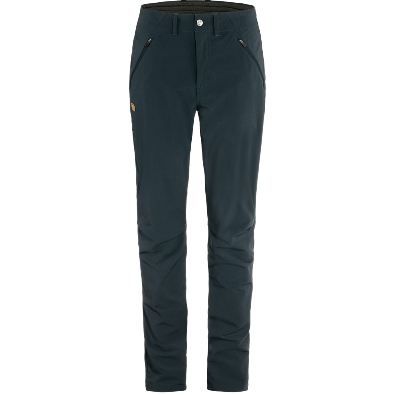 Fjallraven Women's Abisko Trail Stretch Trousers in Dark Navy