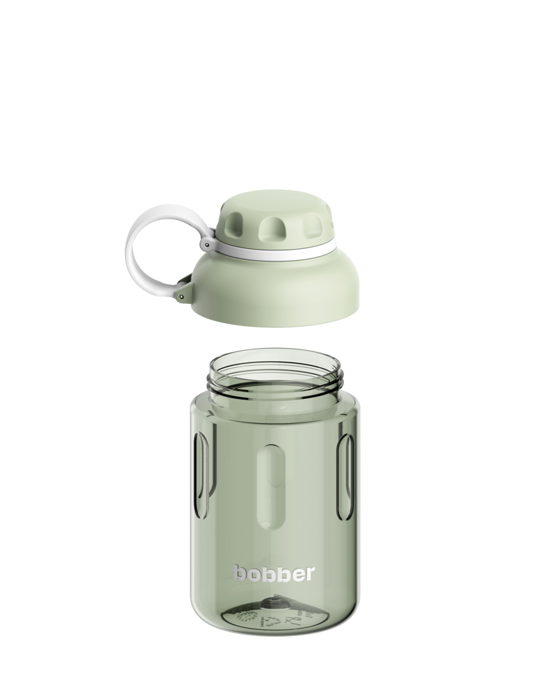 Bobber Tritan Bottle 590ml Sand Grey-1