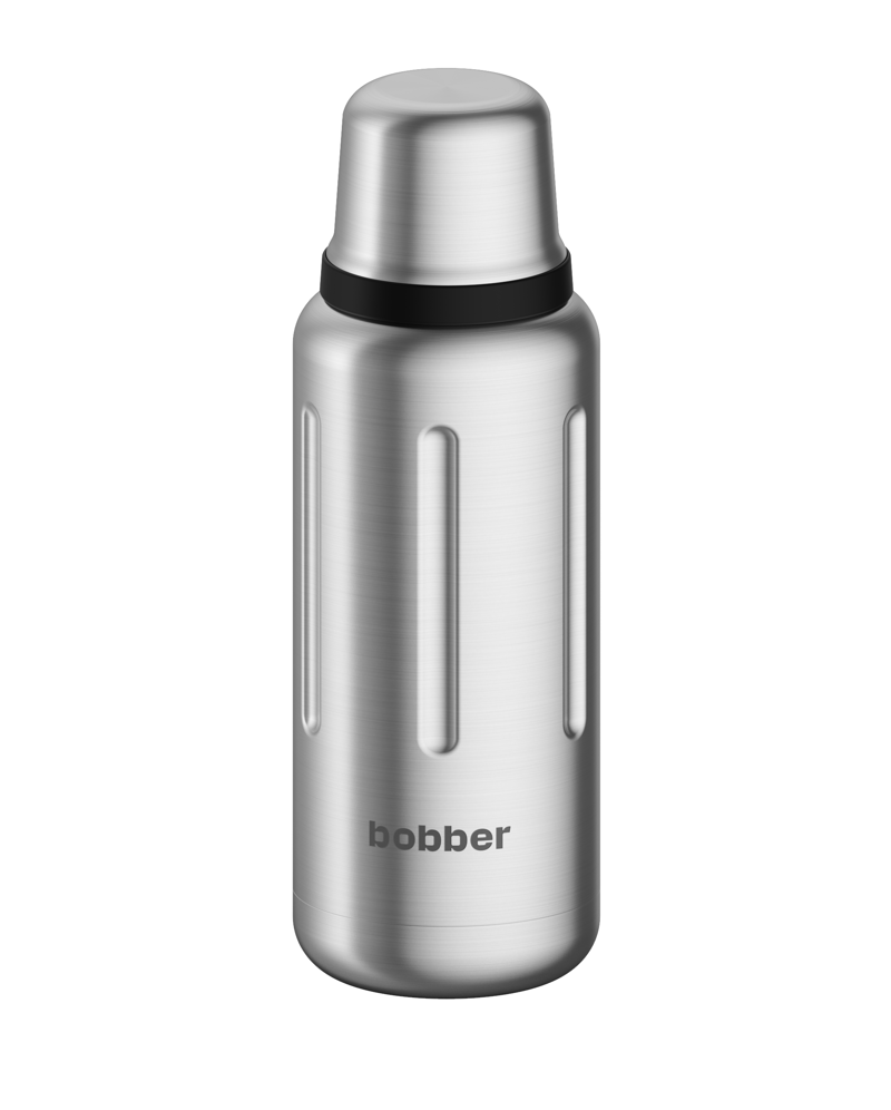 Bobber Flask 1000ml Matte Silver-1