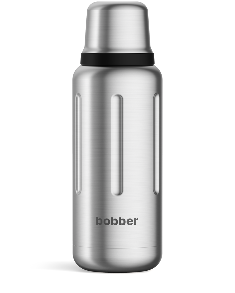 Bobber Flask 1000ml Matte Silver-2