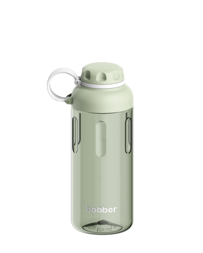 Bobber Tritan Bottle 890ml Sand Grey-1