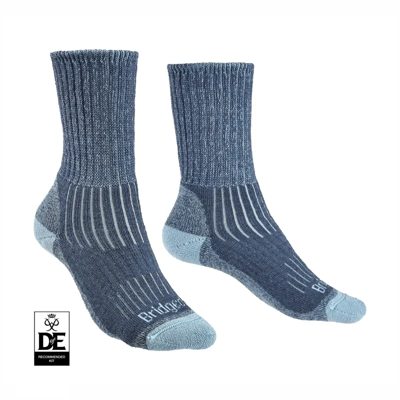 Bridgedale Socks Hike Midweight Merino Women's Boot in Blue