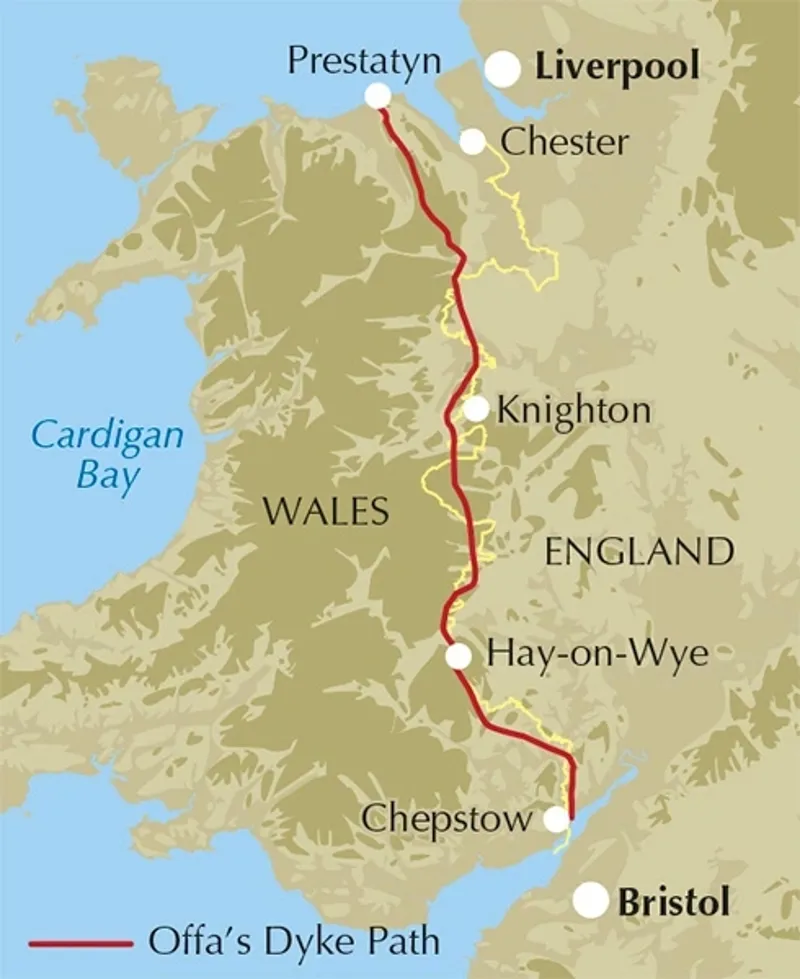 Cicerone Offa's Dyke Path Guidebook with Map-3