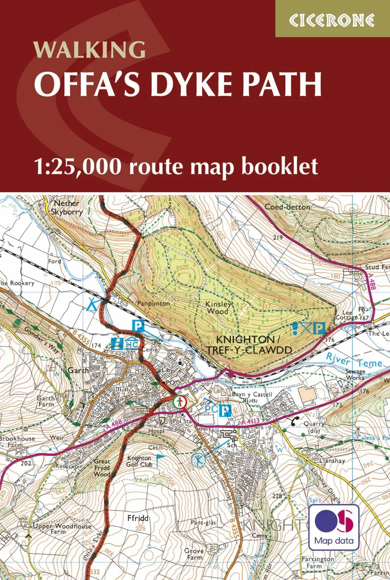 Cicerone Offa's Dyke Path Guidebook with Map-2