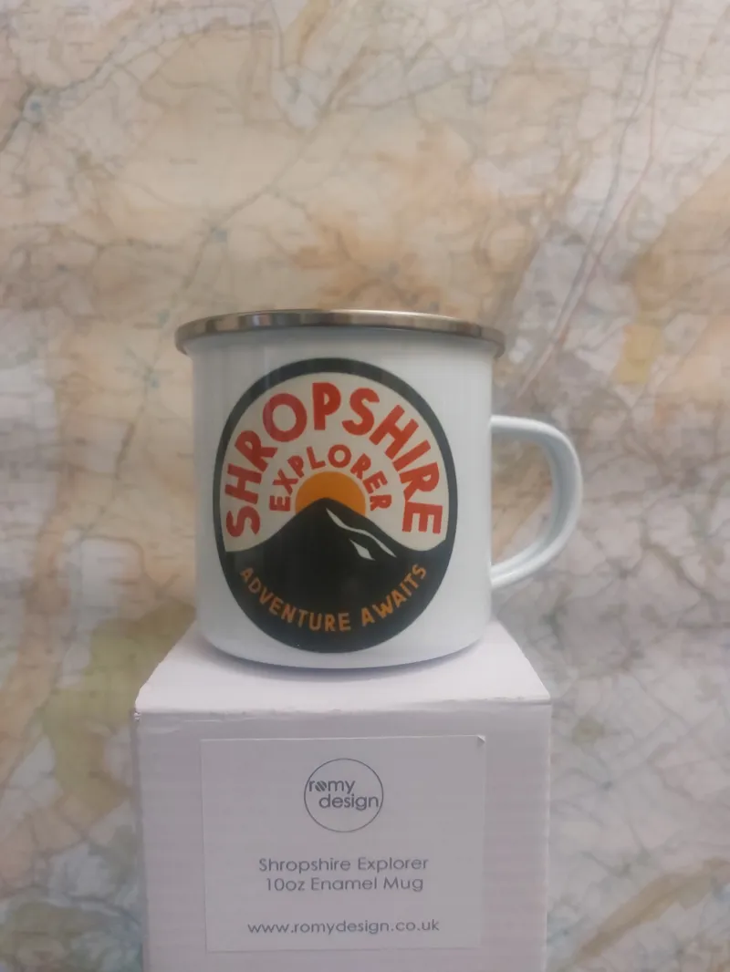 Shropshire Explore Enamel Mug