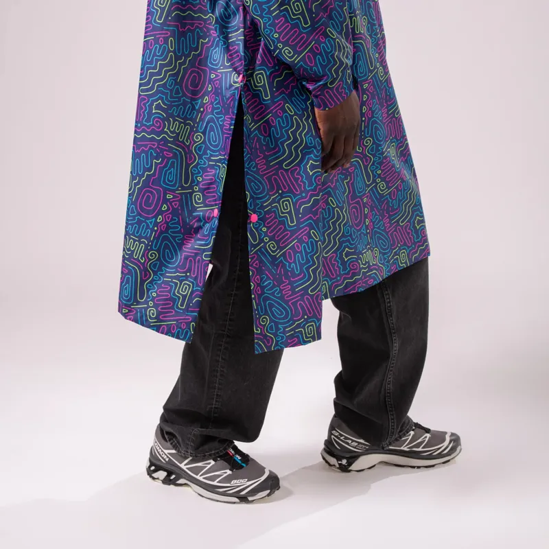 Mac In A Sac Festival Poncho in Neon Jazz-5