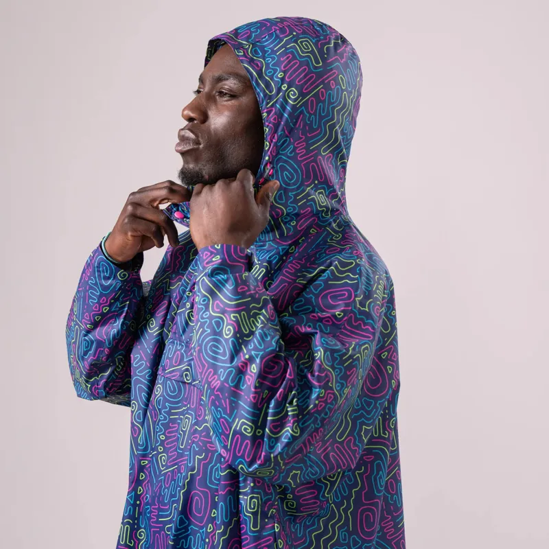 Mac In A Sac Festival Poncho in Neon Jazz-6