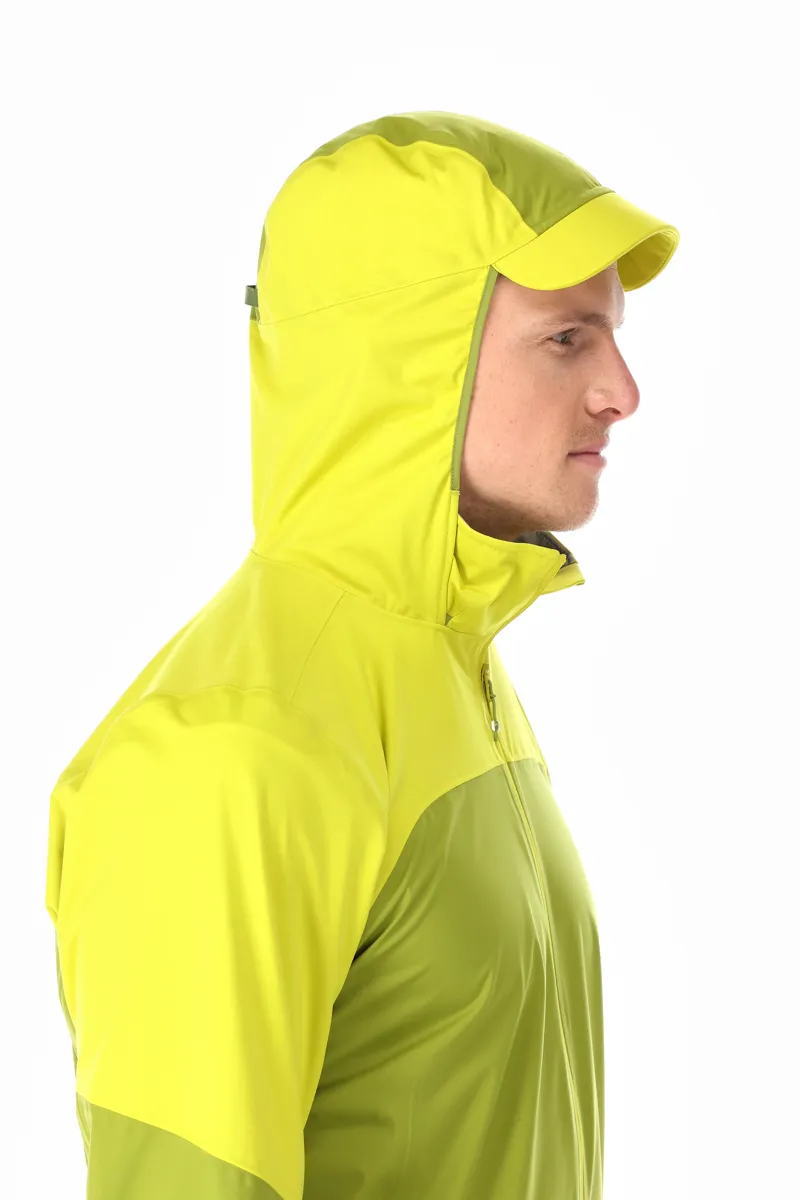 Rab Kinetic Ultra Jacket in Aspen Green/Zest-4