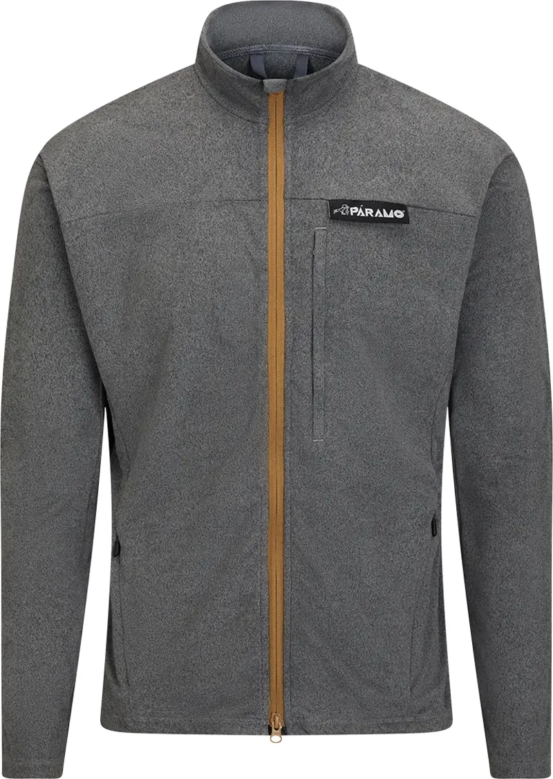 Paramo Bentu Men's Fleece in Steel Cumin Zips