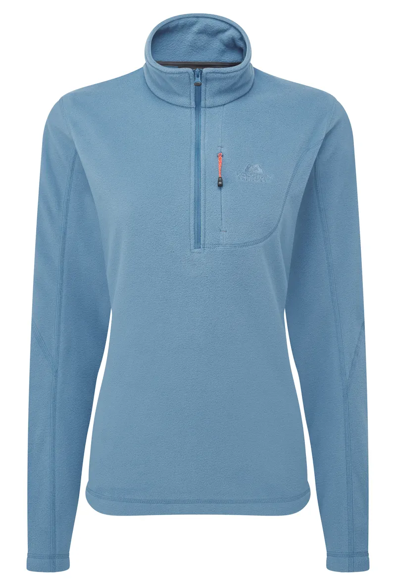 ME Women's Micro Zip T Fleece in Stellar Blue