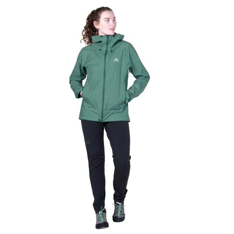 ME Women's Raintower Jacket in Sea Pine-3