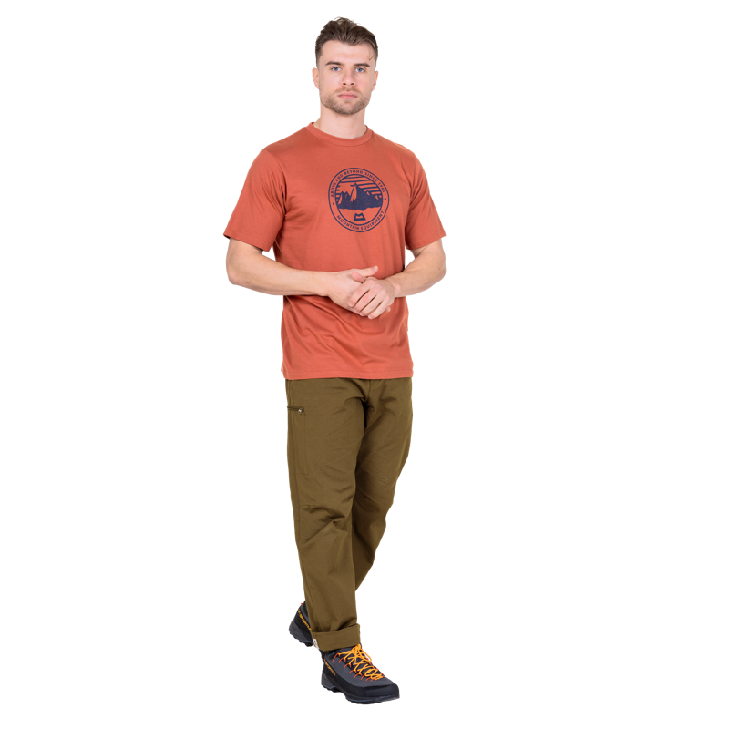 ME Roundel Tee in Etruscan Red-1