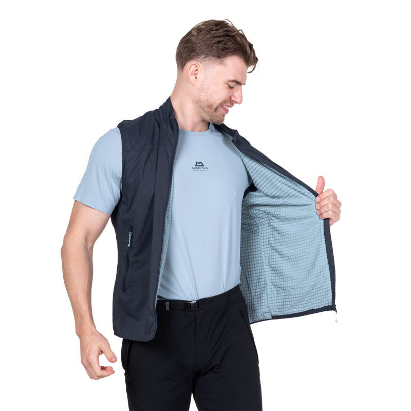ME Men's Aerotherm Vest in Blue Nights-3