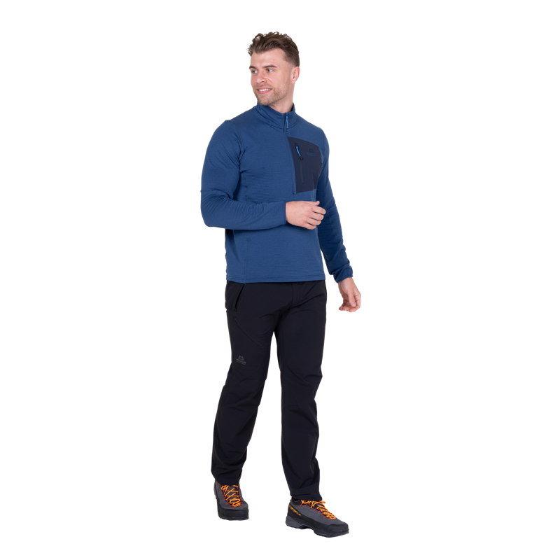 ME Mens Lumiko Zip Fleece in Atlantic/Cosmos-2