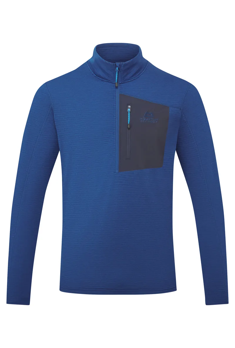 ME Mens Lumiko Zip Fleece in Atlantic/Cosmos