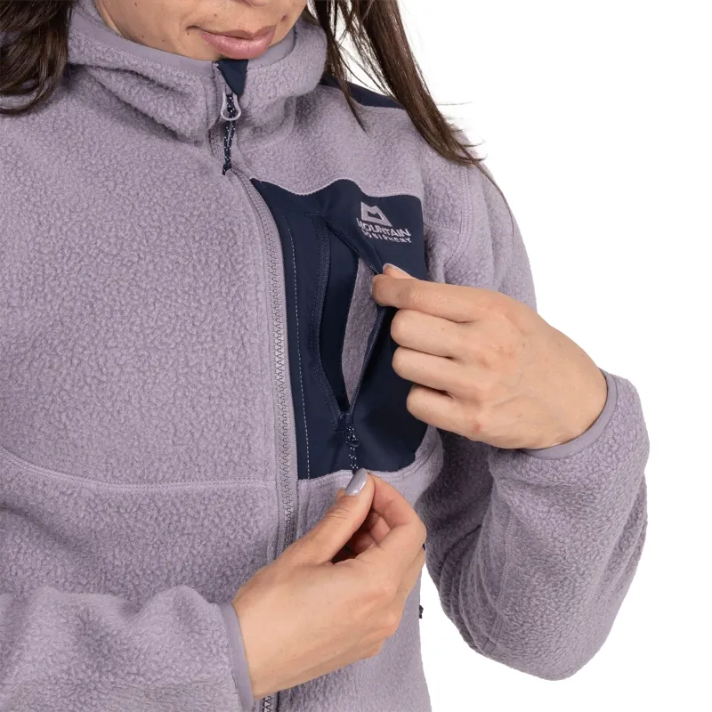 Mountain Equipment Highpile Hooded Women's Jacket in Allium/Cosmos-8