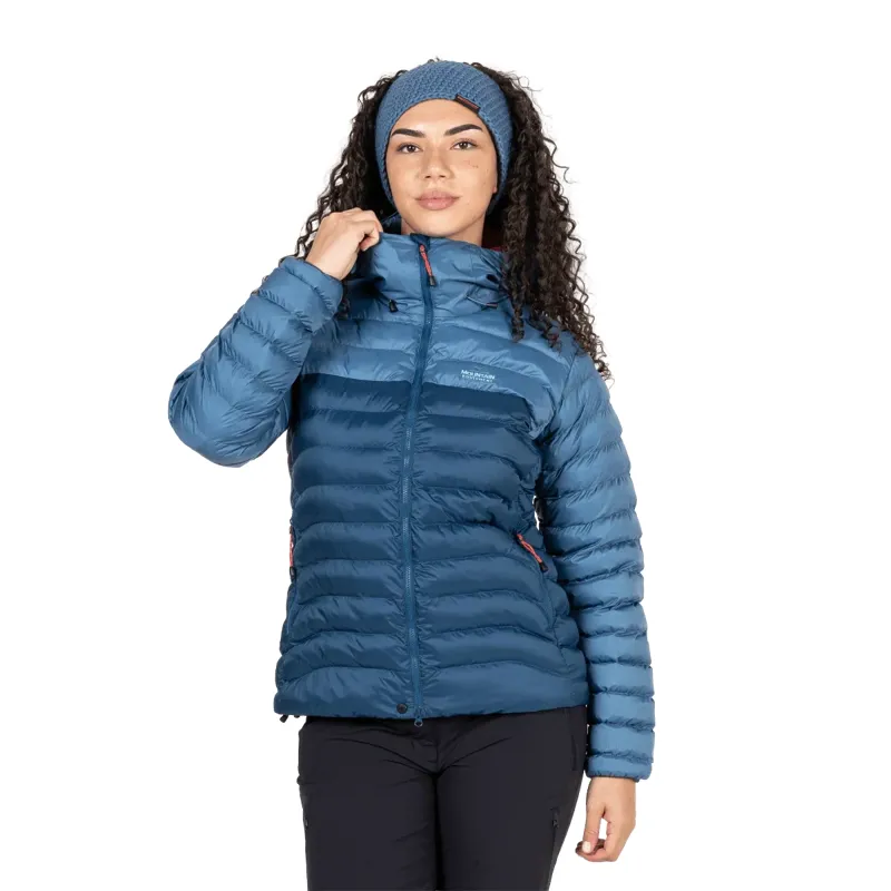 Mountain Equipment Superflux Hooded Women's Jacket in Maj/Stellar-1