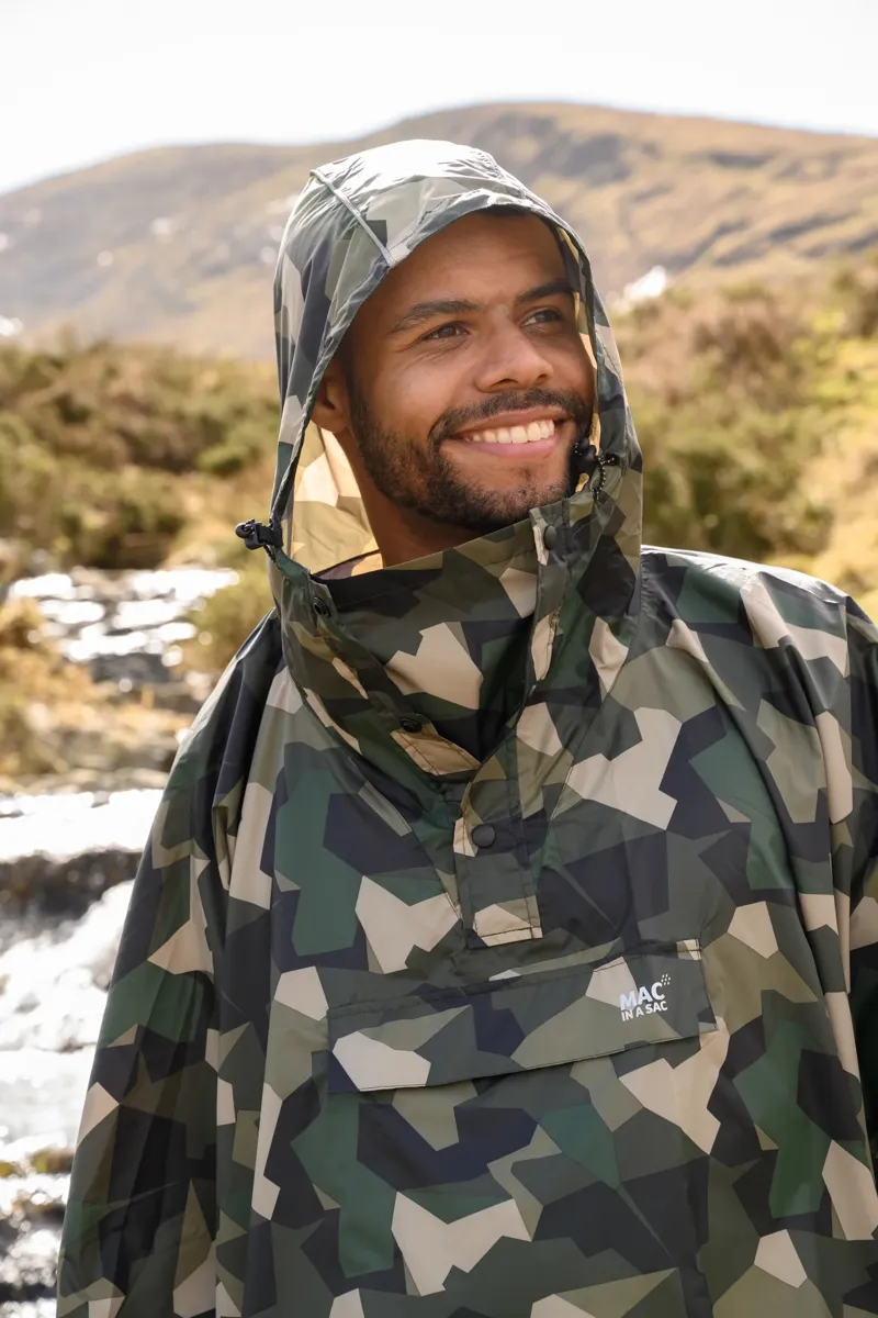 Mac In A Sac Poncho in Green Camo-8