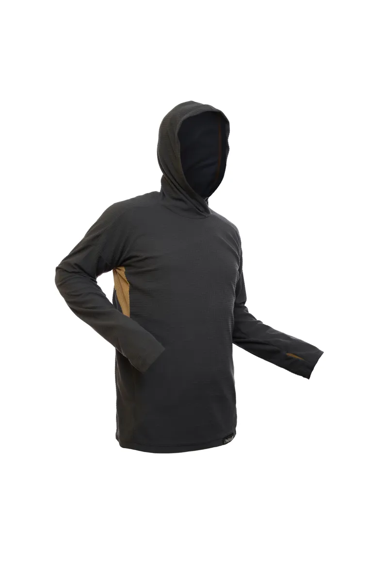 Paramo Men's Velez Grid in Dark Grey Cumin