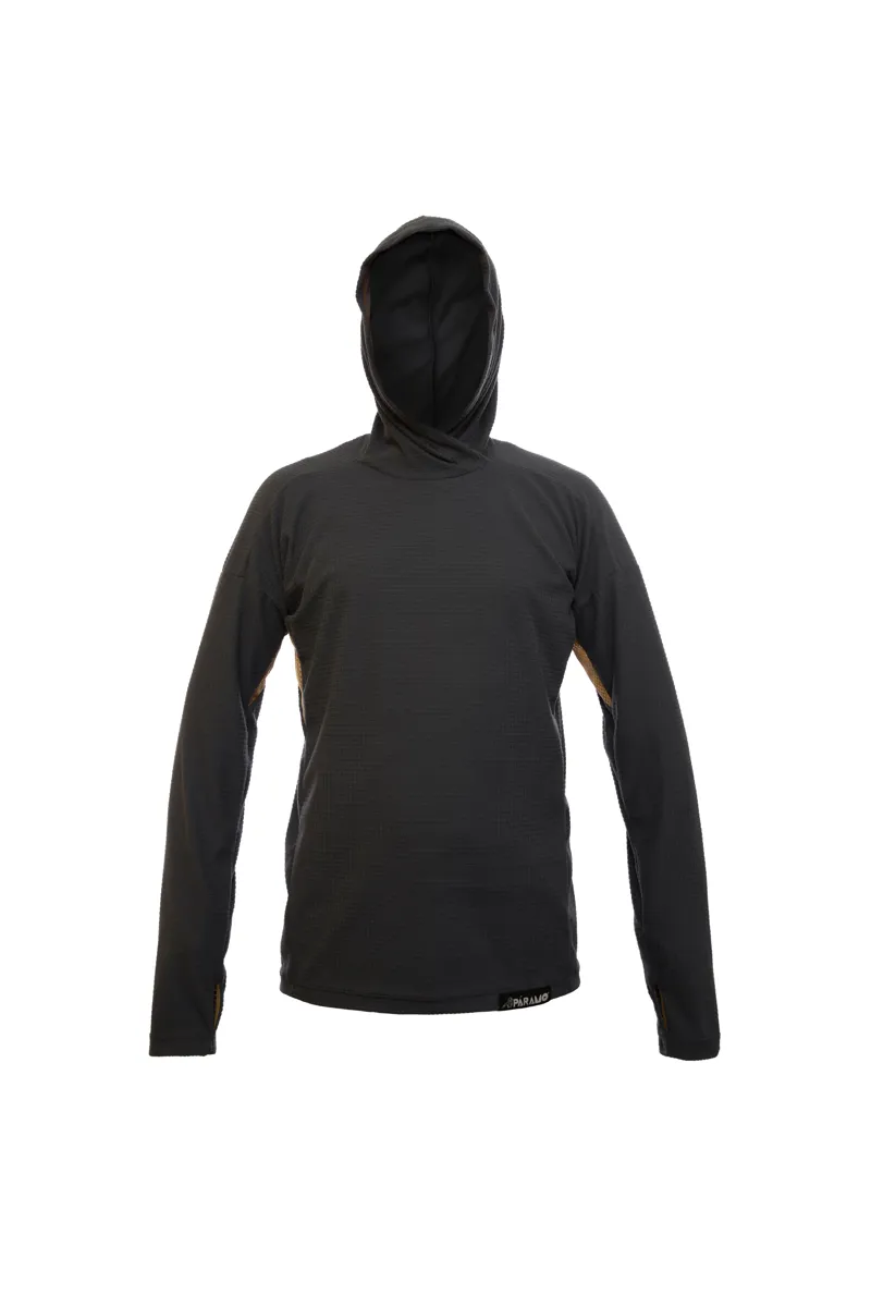 Paramo Men's Velez Grid in Dark Grey Cumin-1