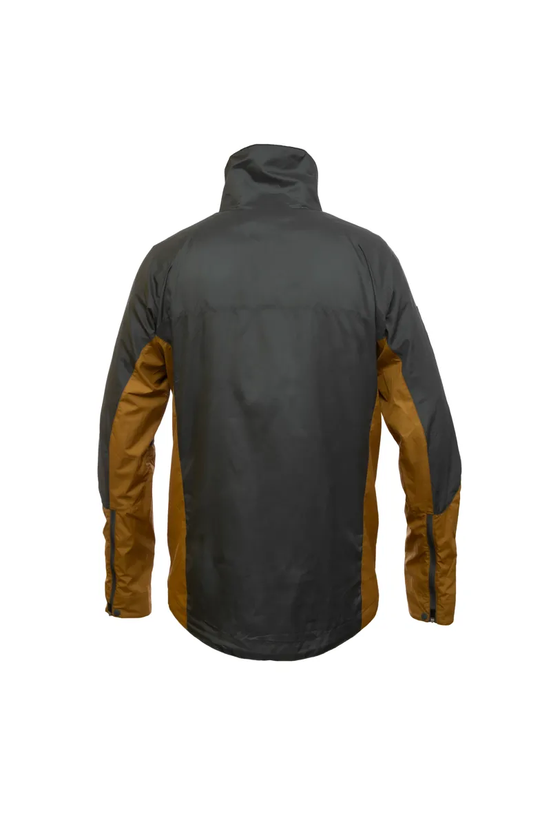 Paramo Men's Velez Windproof Jacket in Rock Grey and Cumin-1