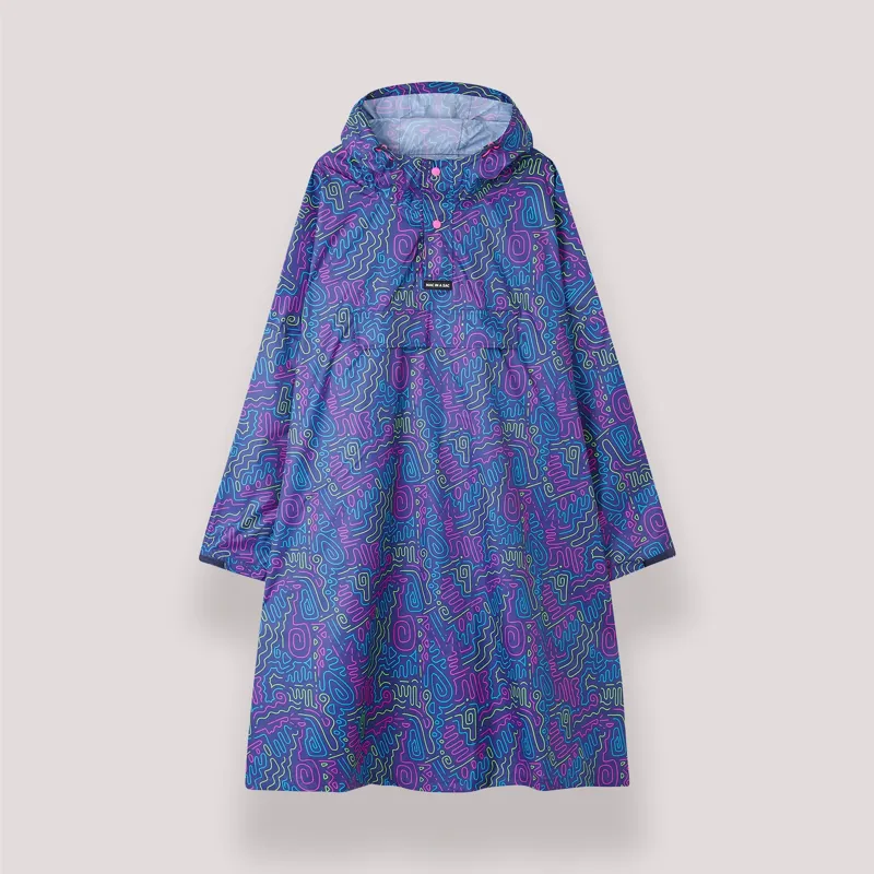 Mac In A Sac Festival Poncho in Neon Jazz-2