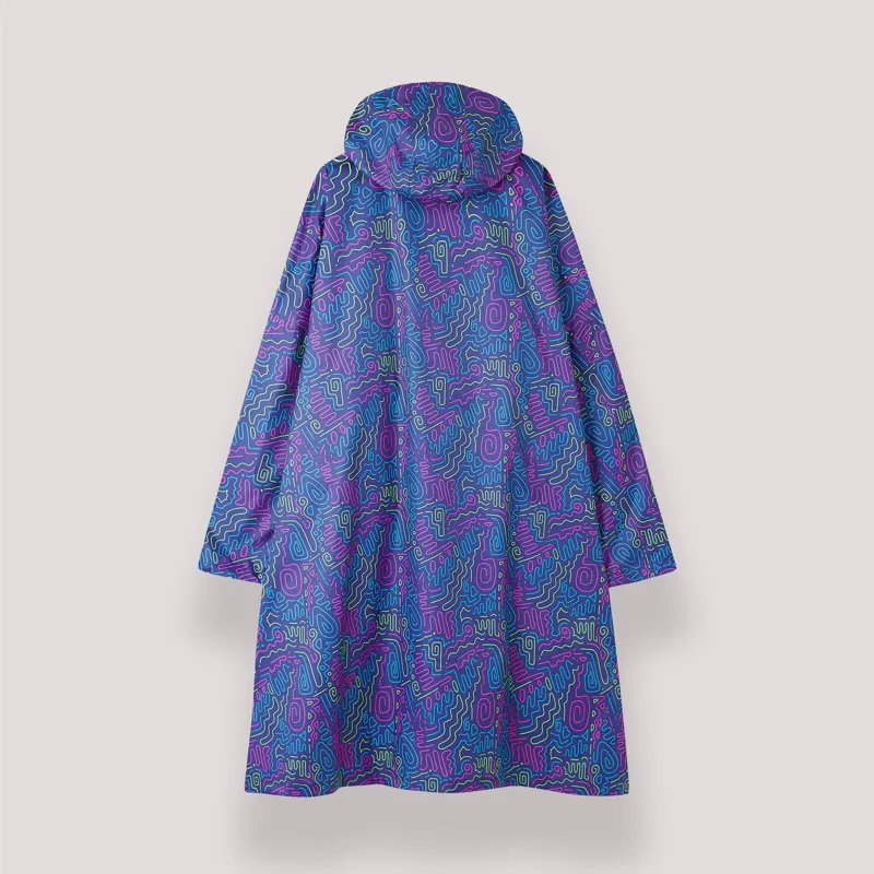 Mac In A Sac Festival Poncho in Neon Jazz-4