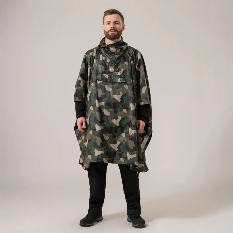 Mac In A Sac Poncho in Green Camo
