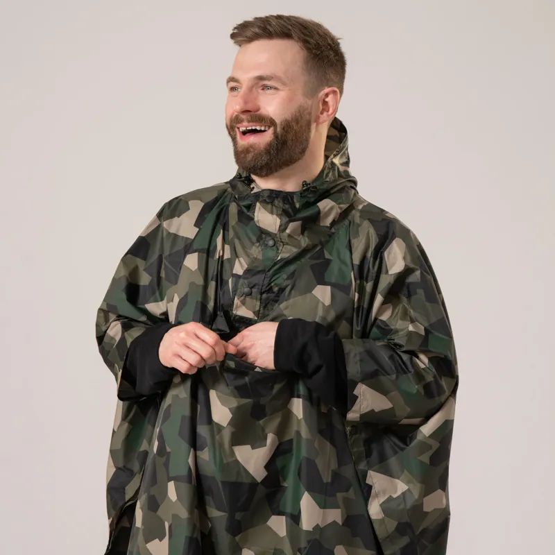 Mac In A Sac Poncho in Green Camo-6