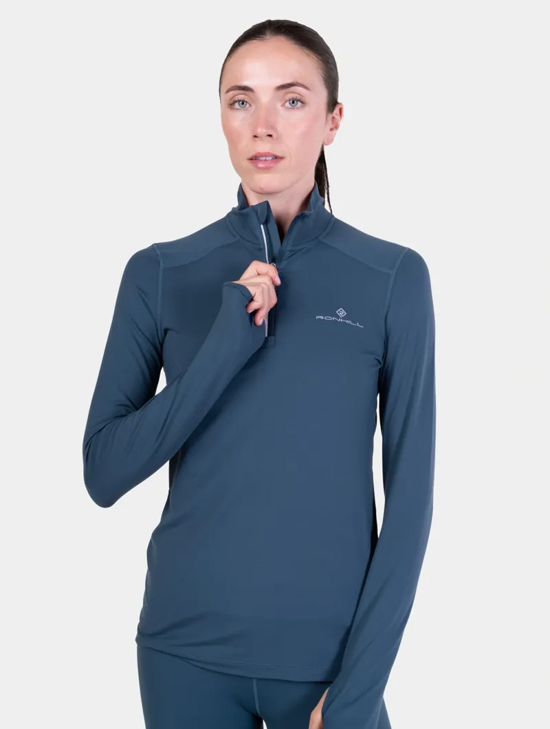 Ronhill Women's Core Thermal 1/2 Zip in Evening Haze-2