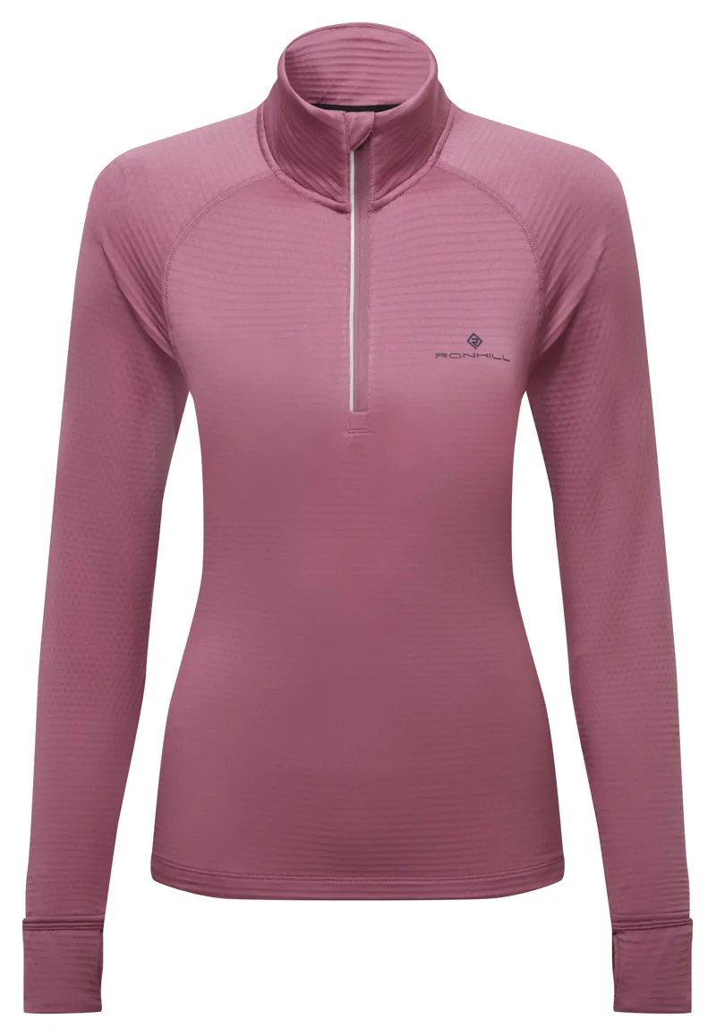 Ronhill Women's Tech Winter 1/2 zip in Tulip