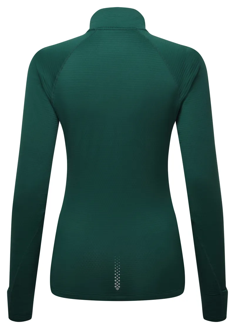Ronhill Women's Tech Winter 1/2 zip in Seaweed-1