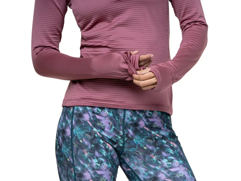 Ronhill Women's Tech Winter 1/2 zip in Tulip-2