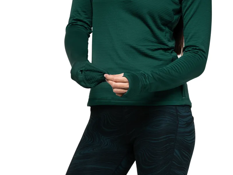 Ronhill Women's Tech Winter 1/2 zip in Seaweed-3