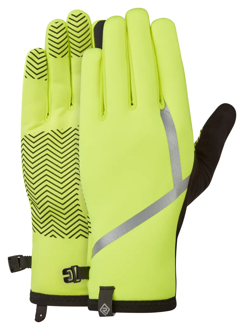 Ronhill Wind-Block Gloves in Fluo Yellow