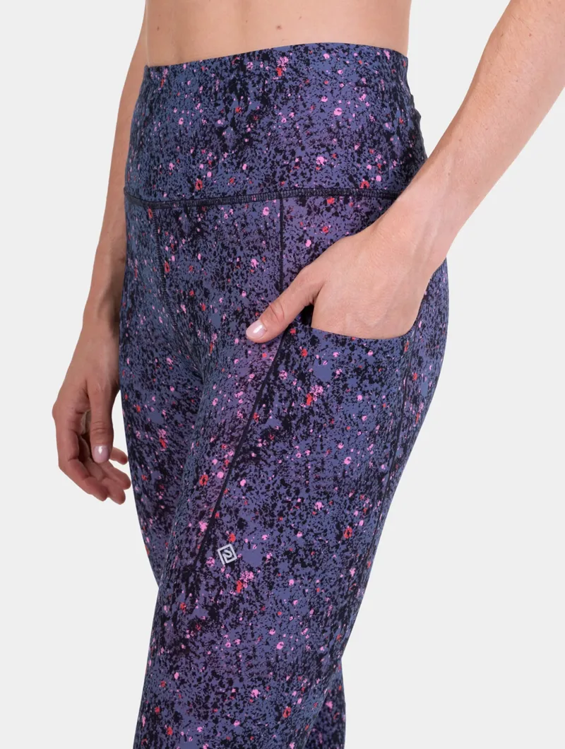 Ronhill Women's Tech Contour Tight in Ditsy Flora-2