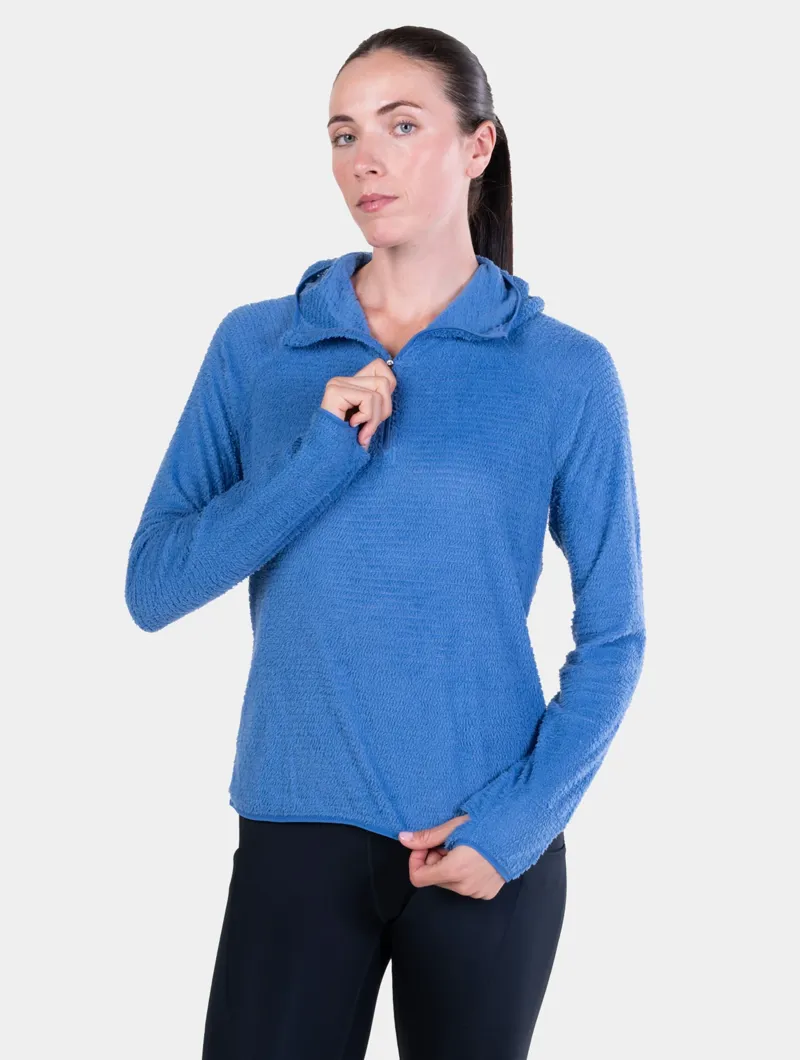 Ronhill Women's Tech Winter Primaloft Hoodie in Luminere/Sumac-5