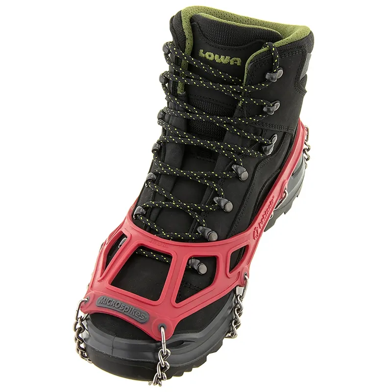 Kahtoola Microspikes Footwear Traction in Red